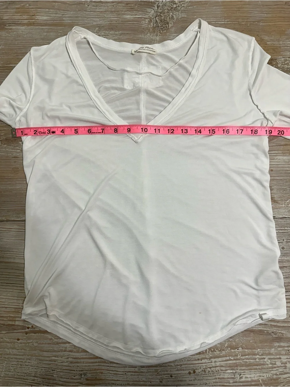 Free People We the Free Soft Deep V-Neck Long Sleeve Top Sz M